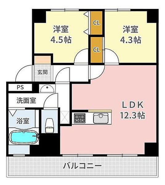 間取りを拡大表示
