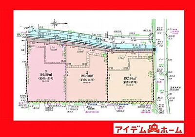 区画図：本区画は3号地です。