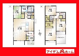 高浜市春日町　3号棟 4LDKの間取り