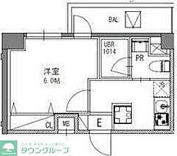 Ｓ−ＲＥＳＩＤＥＮＣＥ行徳 2階1Kの間取り