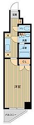 プロスペクト門前仲町 3階1Kの間取り