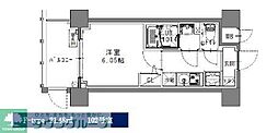 S-RESIDENCE妙典arterial 1Kの間取図画像