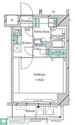 GALICIA八広駅前 1Kの間取図画像