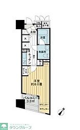 ブロードシティ東京 1Kの間取図画像