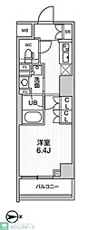 ジェノヴィア本所吾妻橋2スカイガーデン 1Kの間取図画像