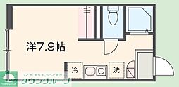 メルディア葛西 ワンルームの間取図画像