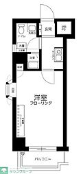 ダイヤモンドメゾン平井 1Kの間取図画像