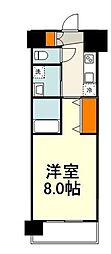 ZOOM東陽町 1Kの間取図画像