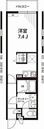リブリilcielo 1Kの間取図画像