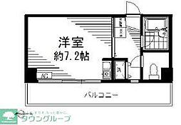 ジャネットビル ワンルームの間取図画像