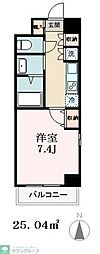 SKI西葛西 1Kの間取図画像