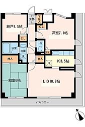 グランドメゾン壱番館 2SLDKの間取図画像