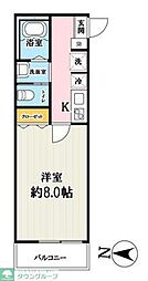 (仮称)キャメル北小岩2 1Kの間取図画像