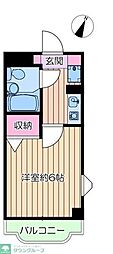 ホロンプラザ行徳 1Kの間取図画像