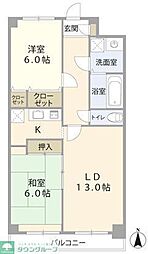 ルグラン東葛西 2LDKの間取図画像