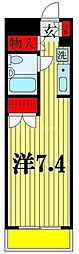 ホーム幕張本郷 2階ワンルームの間取り