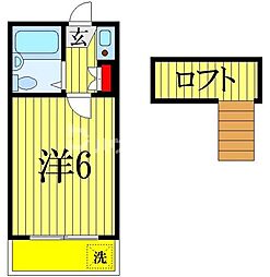 サネッチＫ 1階1Kの間取り