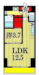 JUSEI　RESIDENCE 1階1LDKの間取り