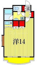 Big1 ワンルームの間取図画像