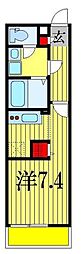 リブリ-M.Y.M 1Kの間取図画像