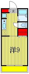 ドルフ 1Kの間取図画像