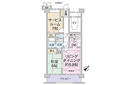 間取図画像 1SLDK