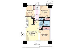 間取図画像 3LDK