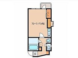 マトリクスビル ワンルームの間取図画像