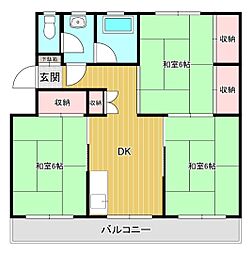 間取図画像 3DK