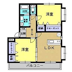 ユーミーLife 2LDKの間取図画像