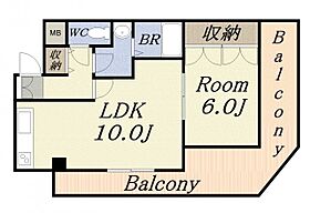 アットイージー  ｜ 大阪府大阪市港区三先2丁目（賃貸マンション1LDK・4階・43.74㎡） その2