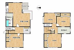 砺波市秋元　戸建て 5DKの間取り