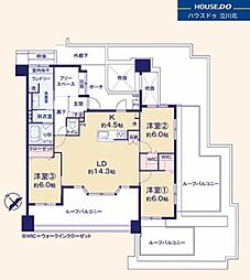 間取図画像 3LDK