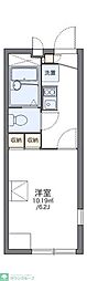 レオパレスウエスト本郷1 1Kの間取図画像