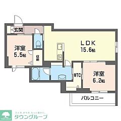 物件の間取り