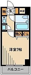 ライオンズシティ浦和常盤 1Kの間取図画像