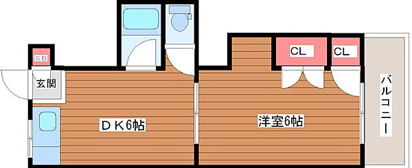 ル・クレアK 505｜大阪府大阪市北区本庄東２丁目(賃貸マンション1DK・5階・30.00㎡)の写真 その2