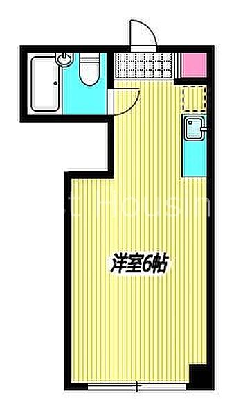 東京都中野区新井３丁目(賃貸マンション1R・2階・16.00㎡)の写真 その2