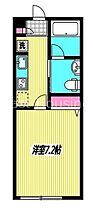 東京都中野区若宮３丁目（賃貸アパート1K・2階・22.91㎡） その2