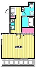 JR中央線 高円寺駅 徒歩12分の賃貸アパート 1階1Kの間取り