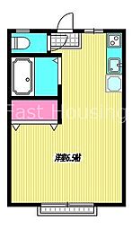 JR中央線 西荻窪駅 徒歩6分の賃貸アパート 2階1Kの間取り