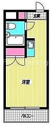 メインステージ中井駅前 ワンルームの間取図画像