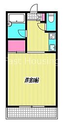 サンヴェール吉祥寺 1Kの間取図画像