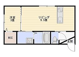 LaughRela(ラフリラ) 1LDKの間取図画像