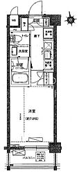 FORTIS大森 5階1Kの間取り