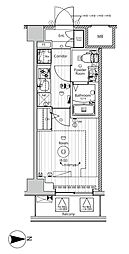 ヴォーガコルテ西川口ステーションスクエア 1Kの間取図画像