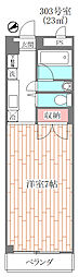 エンジェルマンション27番館 ワンルームの間取図画像