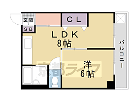 京都府京都市左京区岩倉中大鷺町（賃貸マンション1LDK・1階・32.00㎡） その2