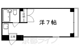 京都府京都市左京区田中西浦町（賃貸マンション1R・3階・18.16㎡） その2