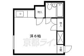 京都府京都市左京区北白川東瀬ノ内町（賃貸マンション1R・2階・16.00㎡） その2